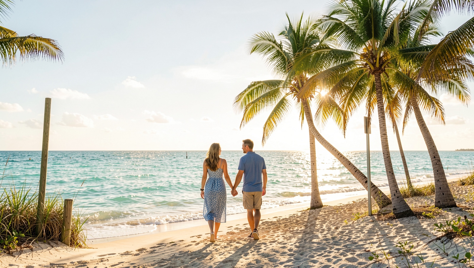 Boca Raton Florida beach lifestyle with palm trees and ocean views