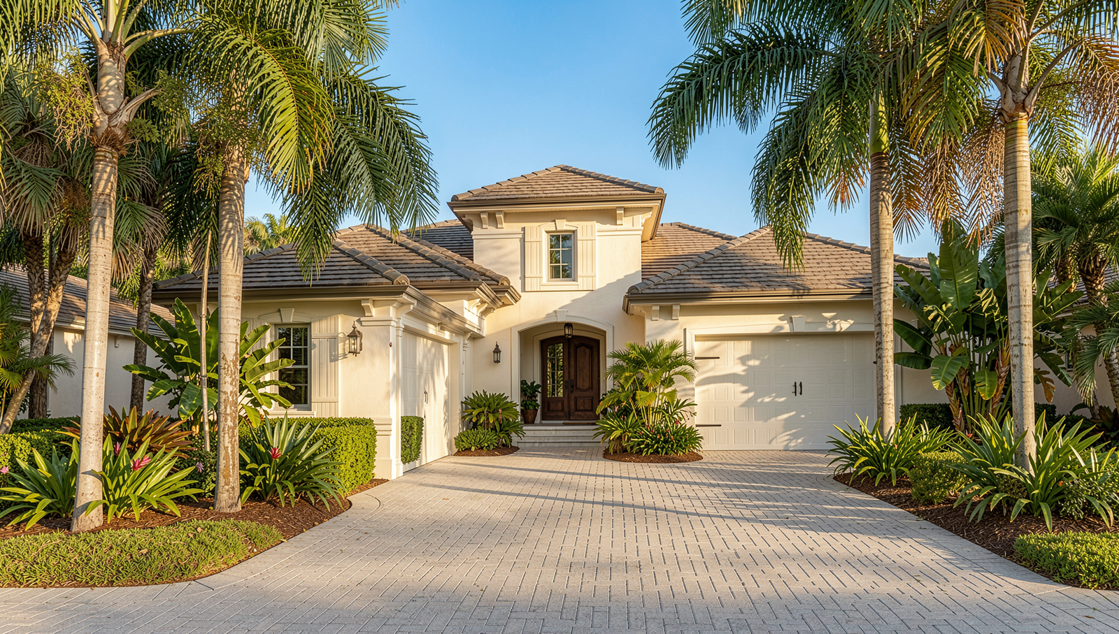 exterior of palm beach florida home