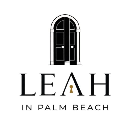 leah in palm beach logo