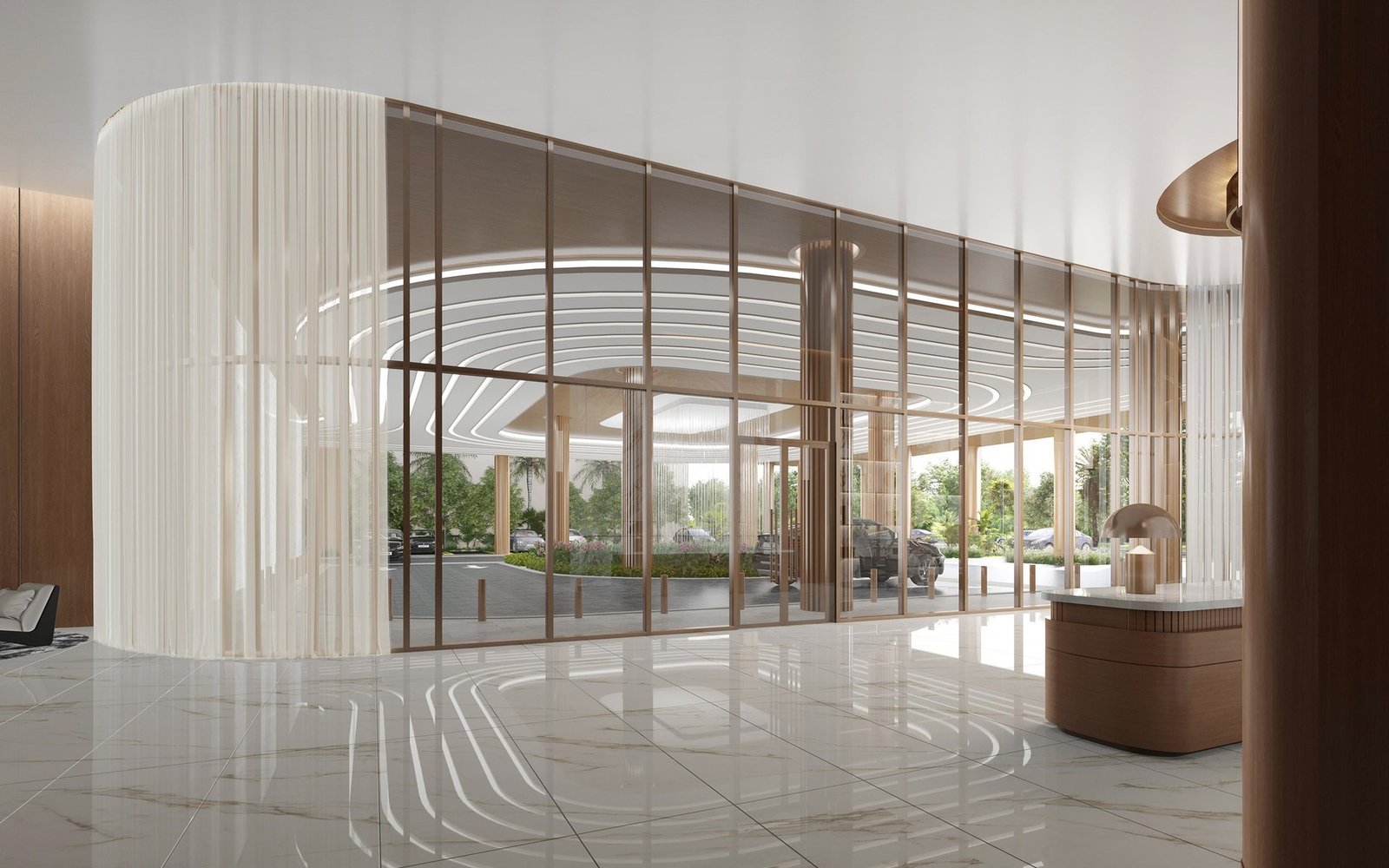 The Berkeley rooftop pool and Sky Lounge with ocean to lake views